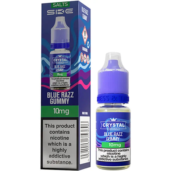 SKE Crystal Original Salts v2 Blue Razz Gummy