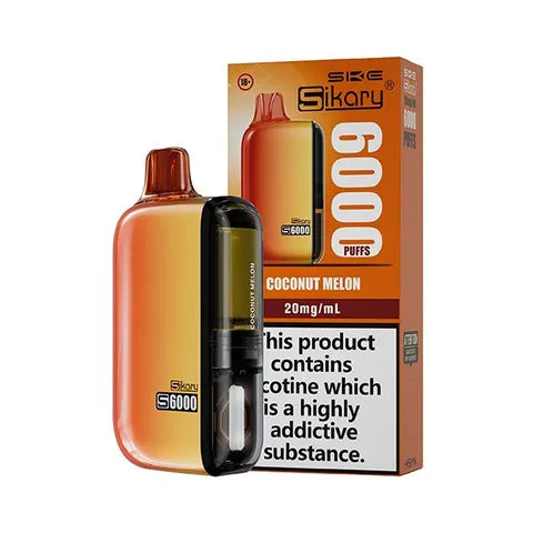 SKE Sikary S6000 Disposable Vape Kit Coconut Melon