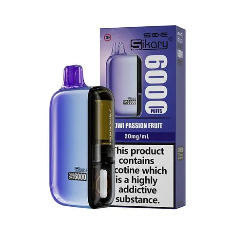 SKE Sikary S6000 Disposable Vape Kit Kiwi Passion Fruit