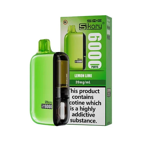 SKE Sikary S6000 Disposable Vape Kit Lemon Lime