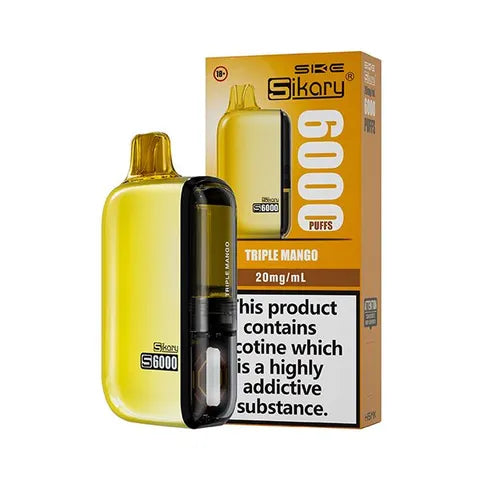 SKE Sikary S6000 Disposable Vape Kit Triple Mango