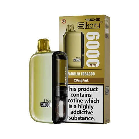 SKE Sikary S6000 Disposable Vape Kit Vanilla Tobacco