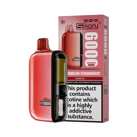 SKE Sikary S6000 Disposable Vape Kit Watermelon Strawberry