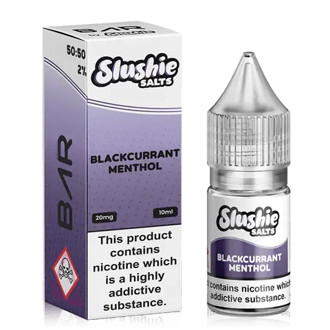 Slushie Bar Salt E-Liquids Blackcurrant Menthol