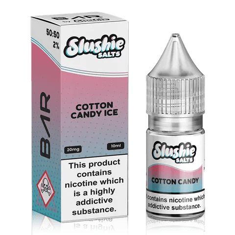 Slushie Bar Salt E-Liquids Cotton Candy Ice
