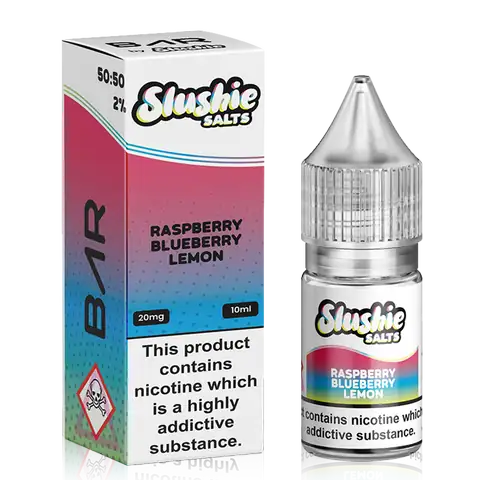 Slushie Bar Salt E-Liquids Raspberry Blueberry Lemon