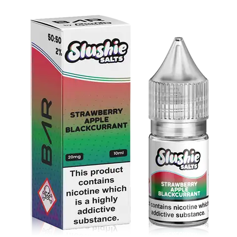 Slushie Bar Salt E-Liquids Strawberry Apple Blackcurrant