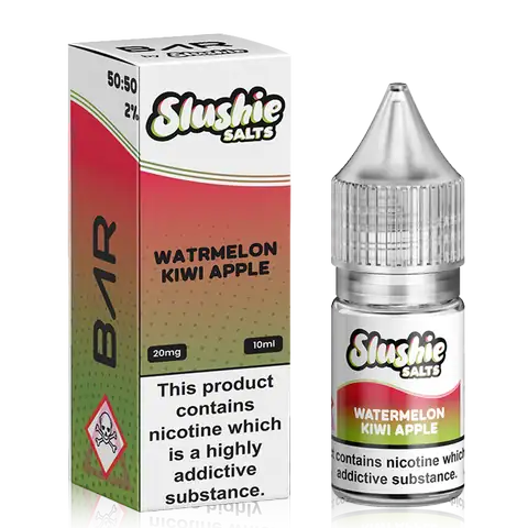 Slushie Bar Salt E-Liquids Watermelon Kiwi Apple