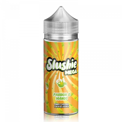 Slushie Mega 100ml Shortfill E-Liquids Passion and Mango