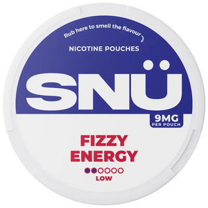 SNÜ Fizzy Energy Nicotine Pouches 9mg