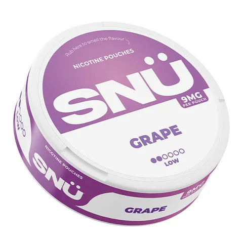 SNÜ Tobacco Free Nicotine Pouch by Bar Juice 5000 Grape 9mg