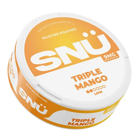 SNÜ Tobacco Free Nicotine Pouch by Bar Juice 5000 Triple Mango 9mg
