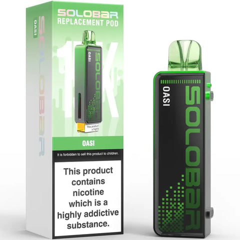Solobar 30K Replacment Prefilled Pods Oasi
