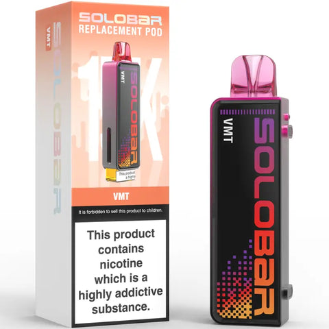 Solobar 30K Replacment Prefilled Pods VMT