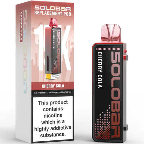 Solobar 30K Replacment Prefilled Pods Cherry Cola