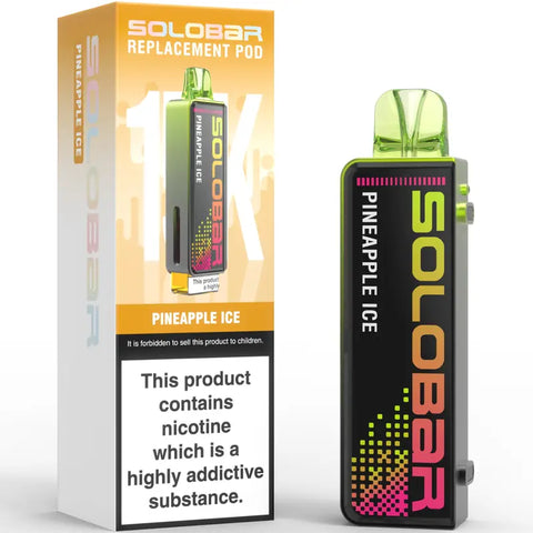 Solobar 30K Replacment Prefilled Pods Pineapple Ice