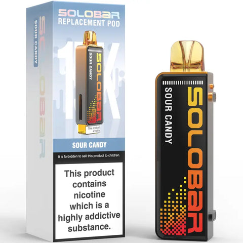 Solobar 30K Replacment Prefilled Pods Sour Candy