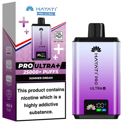 Hayati Pro Ultra Plus 25k Prefilled Vape Kit Summer Dream
