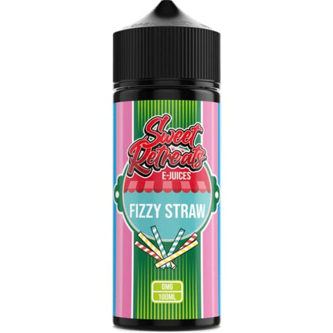 Sweet Retreats 100ml Shortfill E-Liquid Fizzy Straw