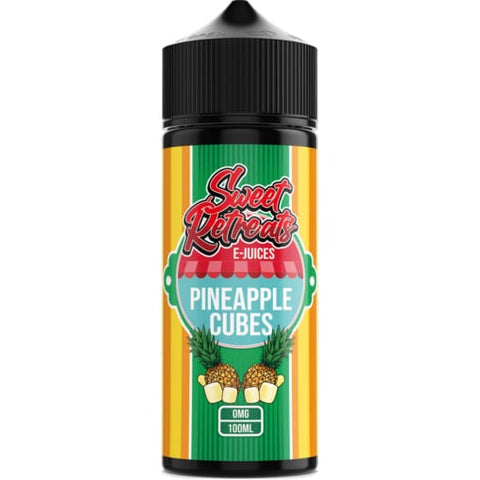 Sweet Retreats 100ml Shortfill E-Liquid Pineapple Cubes