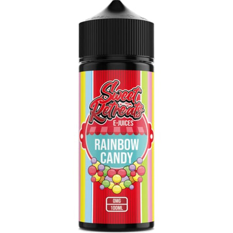 Sweet Retreats 100ml Shortfill E-Liquid Rainbow Candy
