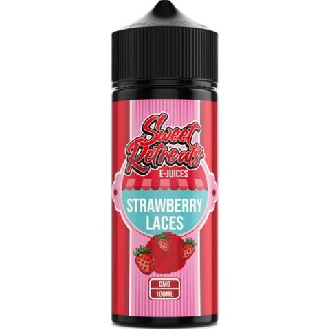 Sweet Retreats 100ml Shortfill E-Liquid Strawberry Laces