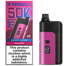 Titan X 50k Prefilled Vape Kit Blueberry Sour Razz + Triple Berry