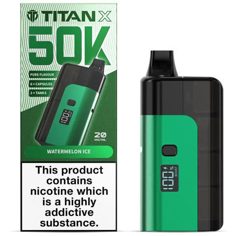 Titan X 50k Prefilled Vape Kit Watermelon Ice