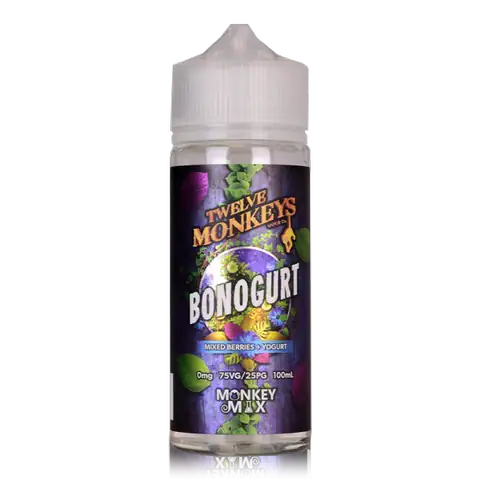 Twelve Monkeys E-Liquid 100ml Shortfill Bonogurt