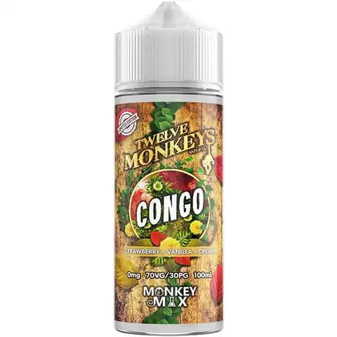 Twelve Monkeys E-Liquid 100ml Shortfill Congo