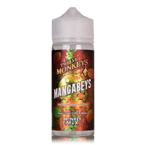 Twelve Monkeys E-Liquid 100ml Shortfill Mangabeys