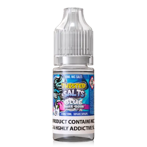 Twisted Salts 10ml Nic Salt E-Liquids 20mg Blue Razz Sour