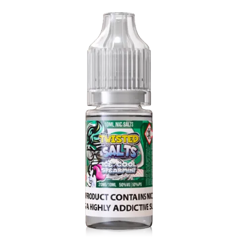 Twisted Salts 10ml Nic Salt E-Liquids 20mg Ice Cool Spearmint