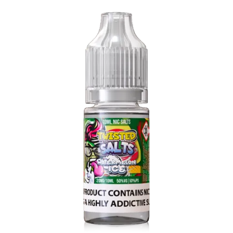 Twisted Salts 10ml Nic Salt E-Liquids 20mg Watermelon ICE