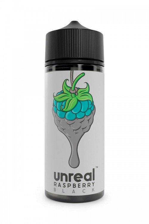 Unreal Raspberry 100ml Shortfill E-Liquid Black