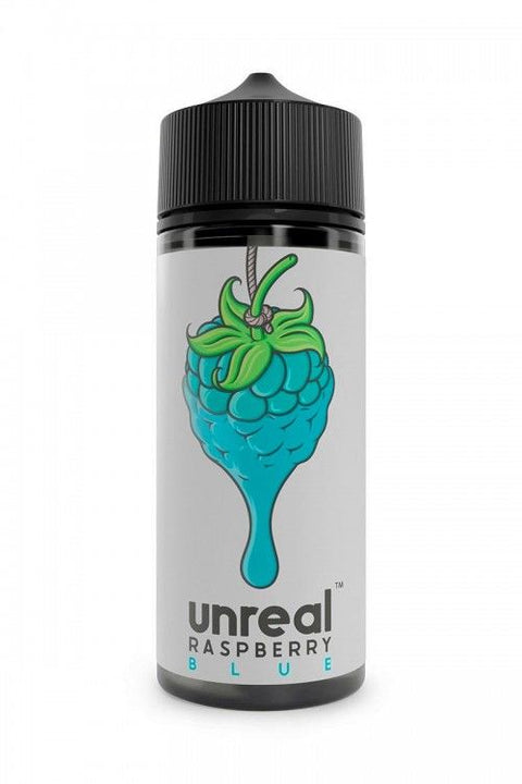 Unreal Raspberry 100ml Shortfill E-Liquid Blue