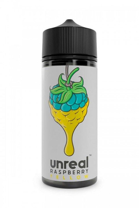 Unreal Raspberry 100ml Shortfill E-Liquid Yellow
