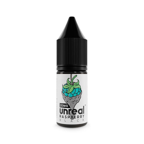 Unreal Raspberry Nic Salt E-Liquid Black