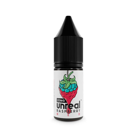Unreal Raspberry Nic Salt E-Liquid Red