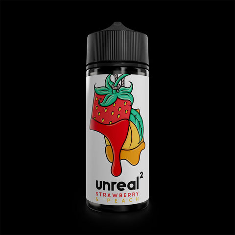 Unreal2 100ml Shortfill E-Liquid Strawberry & Peach