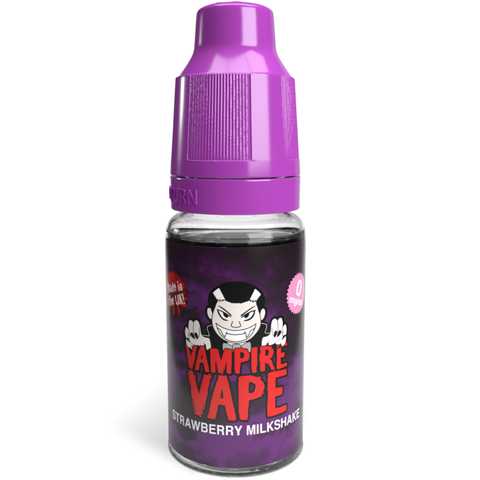 Vampire Vape 10ml 18mg Strawberry Milkshake