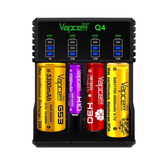 Vapcell Q4 Battery Charger