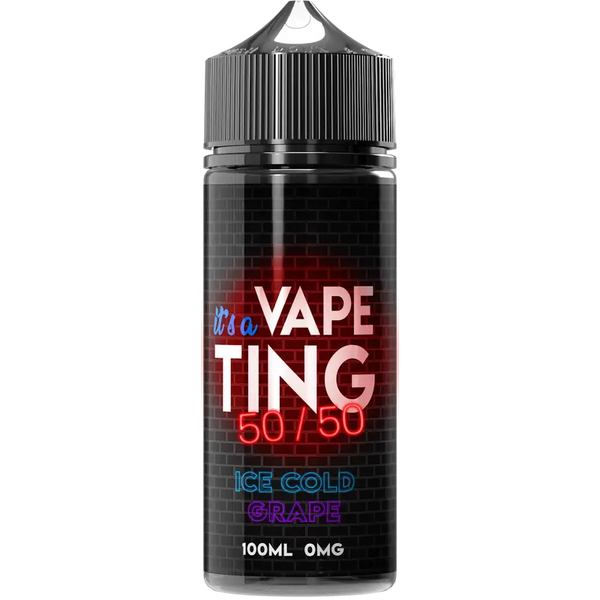 It's A Vape Ting 50/50 100ml Shortfill Ice Cold Grape