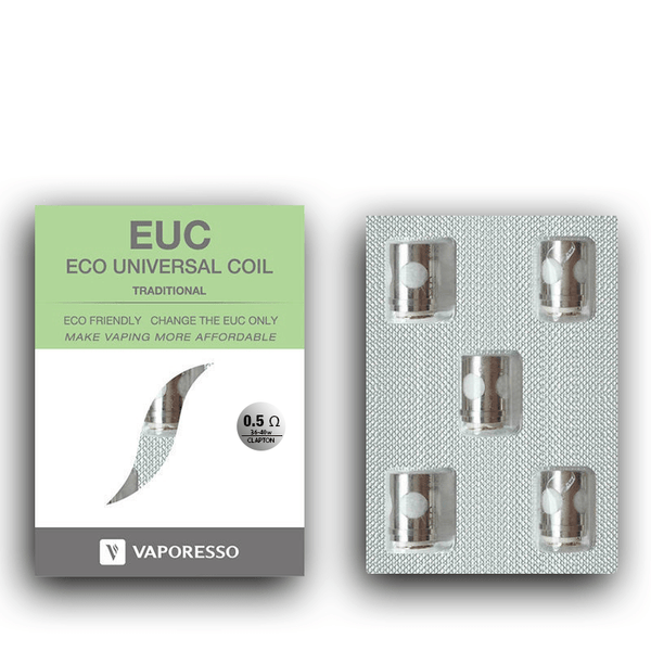 Vaporesso Traditional EUC Replacement Coils 5PCS Ceramic 0.3ohm