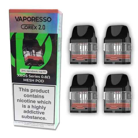 Vaporesso XROS Replacement Pods Corex 2.0 1.2ohm (4pcs)