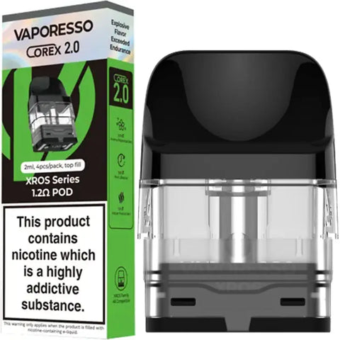 Vaporesso XROS Replacement Pods Corex 2.0 1.2ohm (4pcs)