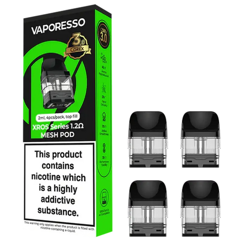 Vaporesso XROS Replacement Pods Corex 3.0 1.2ohm Mesh