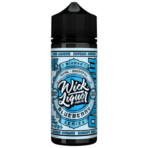 Wick Liquor Blueberry Miyako Yoghurt 100ml Shortfill