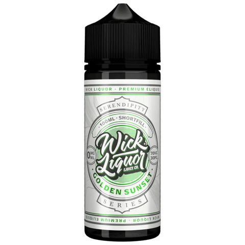 Wick Liquor Serendipity Golden Sunset 100ml Shortfill