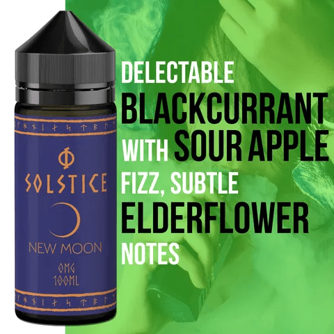 Wick Liquor Solstice 100ml Shortfill E-Liquids New Moon